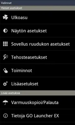 Finland package for GO Launcher EX android App screenshot 0